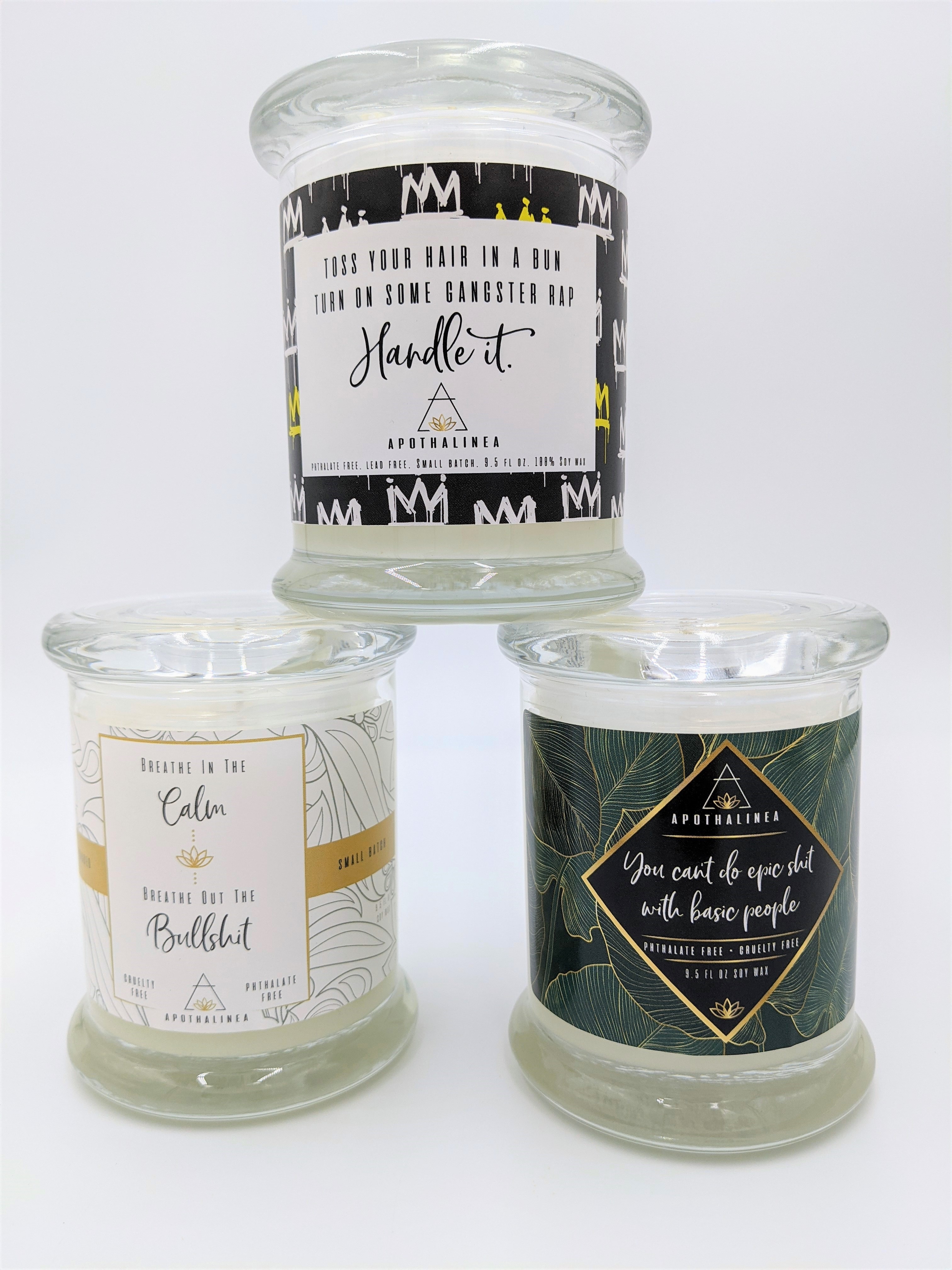 Apothalinea candle **explicit** label - local made!